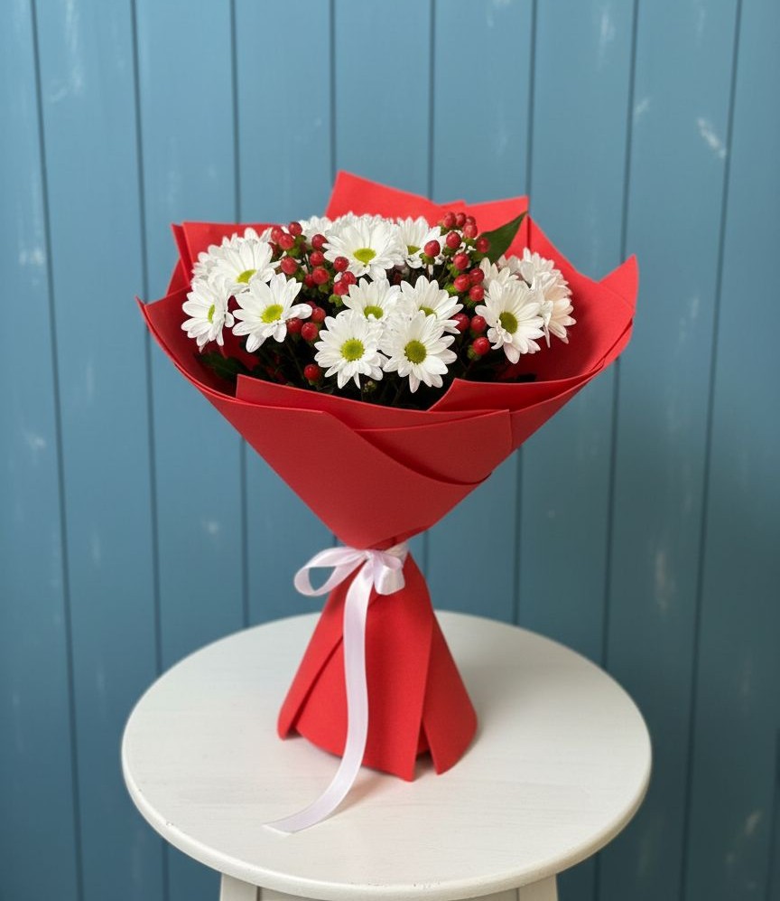 Букет цветов из: Хризантемы в Ковылкино