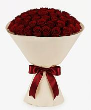 Букет 101 Бордовая роза Блэк Бакарра в Ковылкино