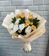 Букет цветов из:  Розы и Хризантемы в Ковылкино