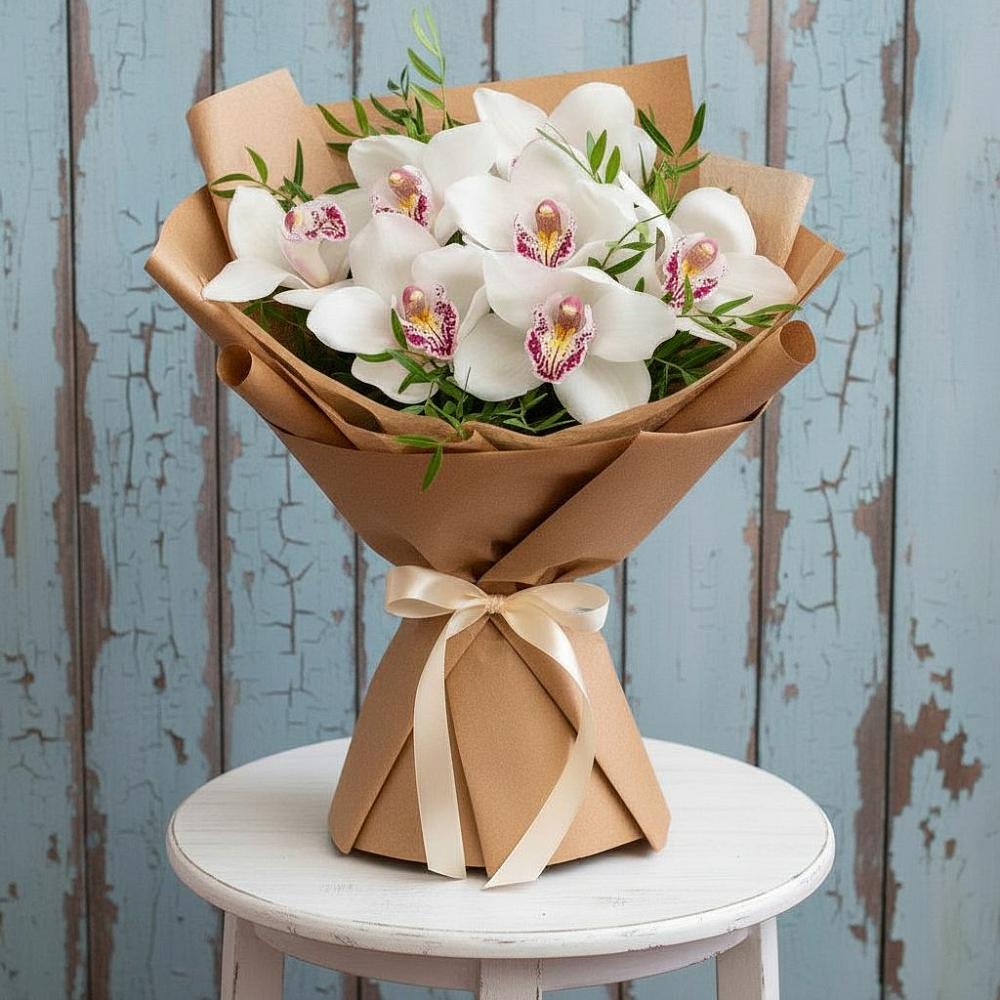 Букет цветов из: Орхидеи и Розы в Ковылкино