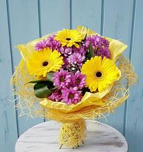 Букет цветов из:  Хризантемы и Герберы в Ковылкино