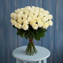 Букет 51 Белая роза Эдлесс Лав #REPLACE_PRED# Ковылкино