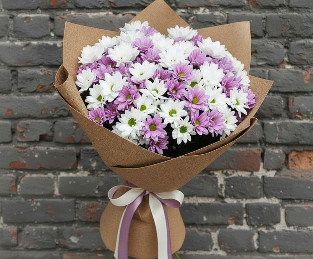 Букет цветов из: Хризантемы в Ковылкино