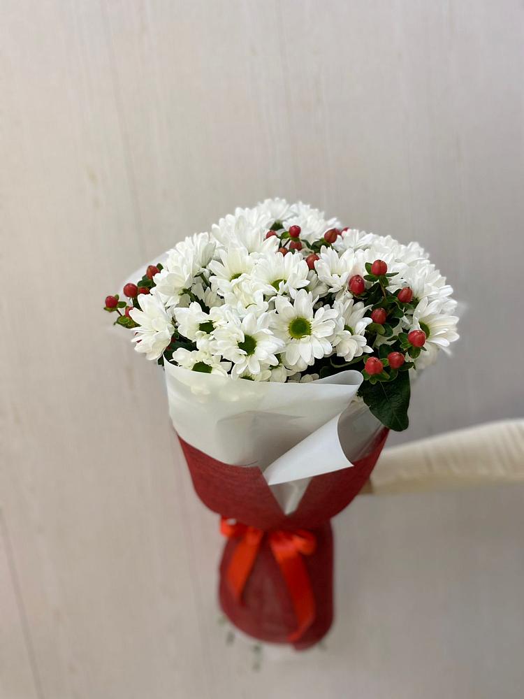 Букет отличное начало в Ковылкино Букет цветов из: Хризантемы в Ковылкино