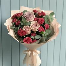 Букет цветов из:  Гвоздики и Розы в Ковылкино